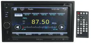 NESA NS-651N 6.5" Car Monitor 2-Din DVD Player w/Bluetooth/GPS/Android PhoneLink NESA NS-651N 6.5" Car Monitor 2-Din DVD Player w/Bluetooth/GPS/Android PhoneLink