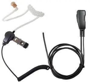 LMC-1AT-H7 Pro-Grade Surveillance Lapel Mic w/Clear Acoutic Tube Earphone - for Hystera 1-Pin TC320 Series LMC-1AT-H7 Pro-Grade Surveillance Lapel Mic w/Clear Acoutic Tube Earphone - for Hystera 1-Pin TC320 Series