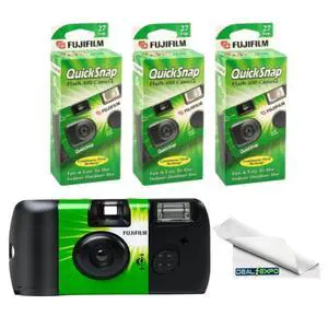 QuickSnap Flash 400 One Time Use 35mm Camera with Flash (3-Pack) QuickSnap Flash 400 One Time Use 35mm Camera with Flash (3-Pack)