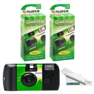 QuickSnap Flash 400 One Time Use 35mm Camera with Flash (2-Pack) QuickSnap Flash 400 One Time Use 35mm Camera with Flash (2-Pack)