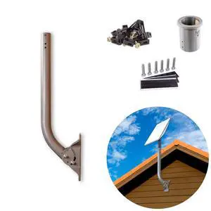 J-Pipe Antenna Mount Universal Mast Mounting Kit 39 inches Long J-Pipe Antenna Mount Universal Mast Mounting Kit 39 inches Long