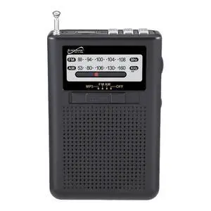 SC-1108BT GoRadio+ AM/FM Radio with Wireless Streaming, Compact Travel Design, USB & Micro SD MP3 Player (MP1/MP2/MP3), DC 5V Input, 2 Rechargeable Batteries Included, 4.8W SC-1108BT GoRadio+ AM/FM Radio with Wireless Streaming, Compact Travel Design, USB & Micro SD MP3 Player (MP1/MP2/MP3), DC 5V Input, 2 Rechargeable Batteries Included, 4.8W