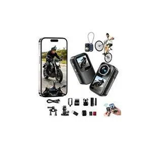 Motorcycle Helmet Camera with Stabilization & EIS, POV Chest Magnetic Action Camera with Dual Screen,1080P Wearable Thumb Camera,with Helmet Mount for Motorcycle/Bike Cycling Running Or Walking (16GB) Motorcycle Helmet Camera with Stabilization & EIS, POV Chest Magnetic Action Camera with Dual Screen,1080P Wearable Thumb Camera,with Helmet Mount for Motorcycle/Bike Cycling Running Or Walking (16GB)