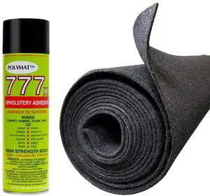 Quality 1 can 777 Glue + 3ftX4ft Wide Charcoal Speaker Box Carpet Cabinet Enclosure Carpet Truck Car Trunk Liner, and Dash Cover Quality 1 can 777 Glue + 3ftX4ft Wide Charcoal Speaker Box Carpet Cabinet Enclosure Carpet Truck Car Trunk Liner, and Dash Cover