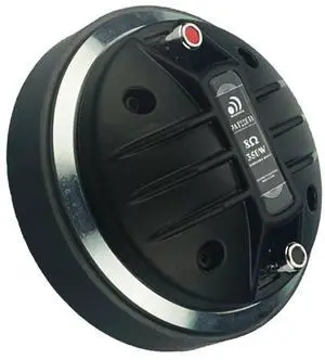 PAT220Ti 350 Watt / 75w RMS, 1 Inch Screw-On Compression Driver, 44.4mm Voice Coil, 1 3/8 Inch Screw Mount 8Ohm PAT220Ti 350 Watt / 75w RMS, 1 Inch Screw-On Compression Driver, 44.4mm Voice Coil, 1 3/8 Inch Screw Mount 8Ohm