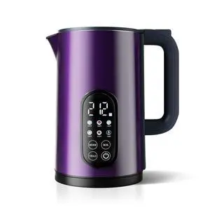 1.7L Stainless Steel Electric Kettle with Temperature Control Purple 1.7L Stainless Steel Electric Kettle with Temperature Control Purple