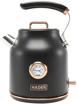 Dorset 1.7 Liter Stainless Steel Electric Kettle, Hot Water Kettle with 360-Degree Base and Auto Shutoff, Black & Copper Dorset 1.7 Liter Stainless Steel Electric Kettle, Hot Water Kettle with 360-Degree Base and Auto Shutoff, Black & Copper