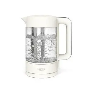 1.7L Glass Carafe Electric Kettle with Removable Tea Infuser 1.7L Glass Carafe Electric Kettle with Removable Tea Infuser