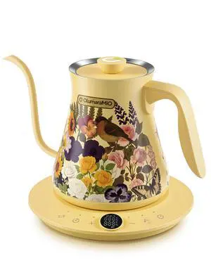 0.8L/27oz Gooseneck Electric Kettle, ±1°F Temp Control, Floral 0.8L/27oz Gooseneck Electric Kettle, ±1°F Temp Control, Floral