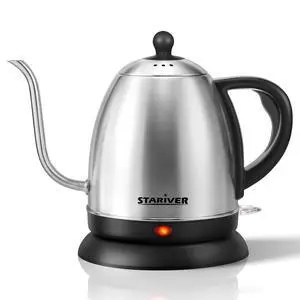 Gooseneck Electric Kettle, 1L Stainless Steel Pour Over Tea Pot Gooseneck Electric Kettle, 1L Stainless Steel Pour Over Tea Pot