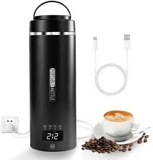 Travel Electric Kettle, Portable Water Boiler with 4 Temperature Controls Travel Electric Kettle, Portable Water Boiler with 4 Temperature Controls