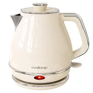 Electric Tea Kettle, 1500W /1.0L Hot Water Boiler Heater Pot, Retro Small Electric Kettle, 100% Stainless Steel BPA Free Electric Teapot, Auto Shut-Off & Boil-Dry ProtectionBeige Electric Tea Kettle, 1500W /1.0L Hot Water Boiler Heater Pot, Retro Small Electric Kettle, 100% Stainless Steel BPA Free Electric Teapot, Auto Shut-Off & Boil-Dry ProtectionBeige