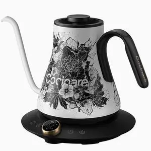 Gooseneck Electric Kettle, ±1 Precise Temperature Control, 0.9L Gooseneck Electric Kettle, ±1 Precise Temperature Control, 0.9L