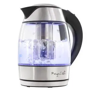 Electric Watter Boiler/Tea Kettle (Glass, Silver, 1.8 Liter) Electric Watter Boiler/Tea Kettle (Glass, Silver, 1.8 Liter)