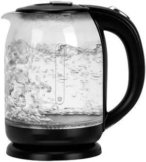 Glass Electric Kettle, No Plastic Contact With Water, 1.8L Electric Tea Pot, Automatic Shut-off, Borosilicate glass Visual Boiling, Water Heater & Teapot Perfect For Tea & Coffee Glass Electric Kettle, No Plastic Contact With Water, 1.8L Electric Tea Pot, Automatic Shut-off, Borosilicate glass Visual Boiling, Water Heater & Teapot Perfect For Tea & Coffee