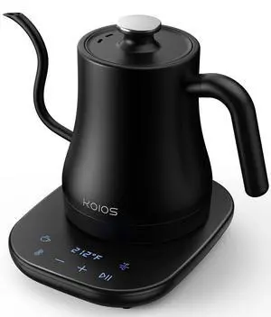 Gooseneck Electric Kettle, ±1 Temp Control, Mute Mode, 4H Keep Warm Gooseneck Electric Kettle, ±1 Temp Control, Mute Mode, 4H Keep Warm