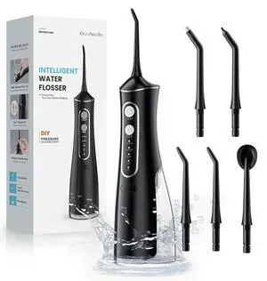 Water Flosser for Teeth Cordless: 300ML Cordless Oral Irrigator with DIY Pressure for Braces and Family, 4 Modes & 5 Jet Tips, 30-Day Battery, IPX7 Waterproof Dental Flosser for Daily Oral Care Travel Water Flosser for Teeth Cordless: 300ML Cordless Oral Irrigator with DIY Pressure for Braces and Family, 4 Modes & 5 Jet Tips, 30-Day Battery, IPX7 Waterproof Dental Flosser for Daily Oral Care Travel