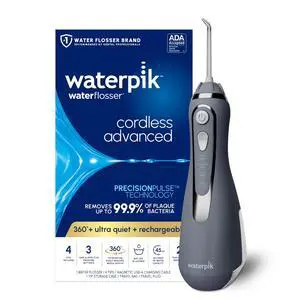 Cordless Advanced Portable Water Flosser, Rechargeable, Gray Cordless Advanced Portable Water Flosser, Rechargeable, Gray
