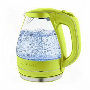 1.5L Glass Electric Kettle Water Boiler, Green KG83G 1.5L Glass Electric Kettle Water Boiler, Green KG83G