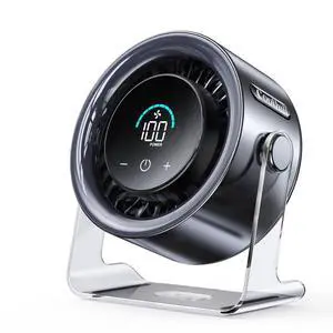 USB Desk Fan for Bedroom: 100 Speeds Digital Display Quiet Portable Fan with Turbo Airflow, 120° Rotating Small Rechargeable Battery Desktop & Wall-Mounted Fans for Bedroom Home Office (Black) USB Desk Fan for Bedroom: 100 Speeds Digital Display Quiet Portable Fan with Turbo Airflow, 120° Rotating Small Rechargeable Battery Desktop & Wall-Mounted Fans for Bedroom Home Office (Black)