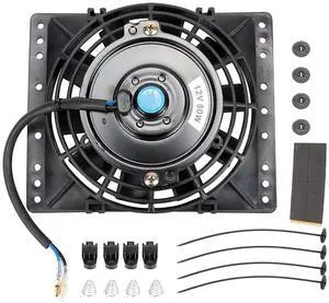 6 Inch Slim 650CFM Radiator Cooling Fans Universal Slim Pull Push 12V 80W 6 Inch Slim 650CFM Radiator Cooling Fans Universal Slim Pull Push 12V 80W