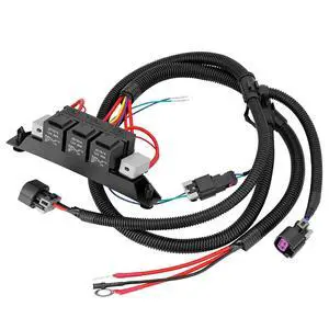 674-00923 Dual Speed Electric Fan Control Wiring Harness Kit with Relay 674-00923 Dual Speed Electric Fan Control Wiring Harness Kit with Relay