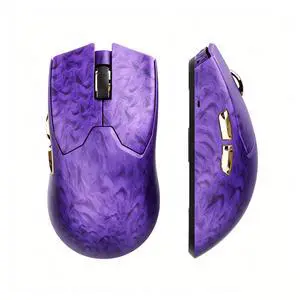 Z7 Carbon Fiber Shell Wireless Gaming Mouse with 42000 DPI, PAW3950 Sensor, Kailh Optical Switch, Ergonomic 52g Lightweight, 8k Polling Dual-Mode (Wired/2.4GHz), Up to 300 Hr Battery, Purple Z7 Carbon Fiber Shell Wireless Gaming Mouse with 42000 DPI, PAW3950 Sensor, Kailh Optical Switch, Ergonomic 52g Lightweight, 8k Polling Dual-Mode (Wired/2.4GHz), Up to 300 Hr Battery, Purple