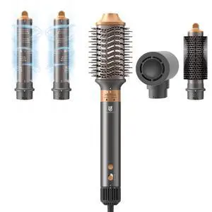 Hair Dryer Hot Air Styler: High-Speed Blow Dryers with Negative Ionic for Fast Drying Frizz Control, Airflow Auto Wrap Curling Iron Curler Oval Volumizer Round Brush for Styling Smoothing Volumizing Hair Dryer Hot Air Styler: High-Speed Blow Dryers with Negative Ionic for Fast Drying Frizz Control, Airflow Auto Wrap Curling Iron Curler Oval Volumizer Round Brush for Styling Smoothing Volumizing
