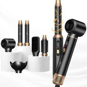 6 in 1 Hair Dryer Brush & Air Styler, Professional Blowout Brush with LCD Screen, Multi-Styler for Volume & Shine, 122°F-230°F Precision Heat, ALCI Safety Plug 6 in 1 Hair Dryer Brush & Air Styler, Professional Blowout Brush with LCD Screen, Multi-Styler for Volume & Shine, 122°F-230°F Precision Heat, ALCI Safety Plug