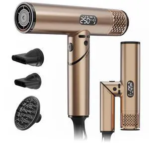 110,000 RPM High Speed Hair Dryer, 1600W Professional Ionic Blow Dryer with Diffuser, Fast Drying Low Noise, Foldable Lightweight, No Heat Damage, Anti-Frizz for All Hair Types 110,000 RPM High Speed Hair Dryer, 1600W Professional Ionic Blow Dryer with Diffuser, Fast Drying Low Noise, Foldable Lightweight, No Heat Damage, Anti-Frizz for All Hair Types