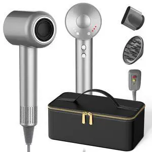 Hair Dryer with Carry Case, 160,000 RPM High Speed Ionic Blow Dryer Hair Dryer with Carry Case, 160,000 RPM High Speed Ionic Blow Dryer