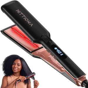 1.75 Wide Plate Ceramic Hair Straightener for Women, Thick Hair 1.75 Wide Plate Ceramic Hair Straightener for Women, Thick Hair
