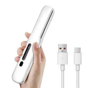 Cordless Hair Straightener, Travel Flat Iron Rechargable for Women, Portable Mini Hair Straightener and Curler 2-in-1, Fast Heating, Adjustable Temp for Car,Travel, On-the-Go Styling(White) Cordless Hair Straightener, Travel Flat Iron Rechargable for Women, Portable Mini Hair Straightener and Curler 2-in-1, Fast Heating, Adjustable Temp for Car,Travel, On-the-Go Styling(White)