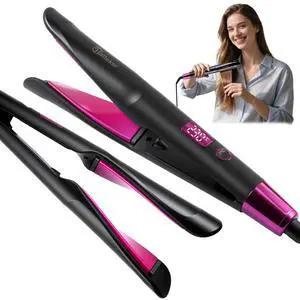 Hair Straightener and Curler 2-in-1, Flat iton Hair Straightener Hair Straightener and Curler 2-in-1, Flat iton Hair Straightener