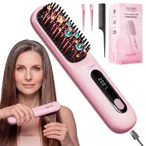 ® Original Go Brush PRO - No Damage Heat Brush USB-C Charger (Pink) ® Original Go Brush PRO - No Damage Heat Brush USB-C Charger (Pink)