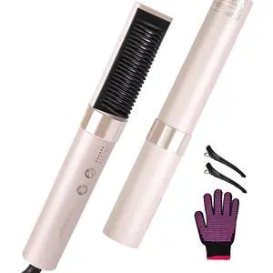 2 in 1 Hair Straightener Brush for Women Hair Straightener Comb 2 in 1 Hair Straightener Brush for Women Hair Straightener Comb