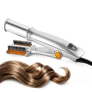 2 in 1 Rotating Hair Straightener Curling Iron 2 in 1 Rotating Hair Straightener Curling Iron