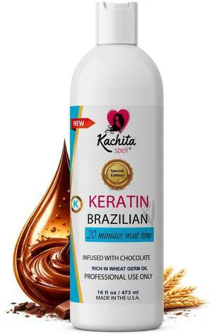 Brazilian Keratin Hair Straightening Treatment, Lasts Up to 18 Weeks, Keratin Chocolate & Argan Oil Complex, Queratina para Alisar el Cabello, Home & Professional Use, 16 fl oz Brazilian Keratin Hair Straightening Treatment, Lasts Up to 18 Weeks, Keratin Chocolate & Argan Oil Complex, Queratina para Alisar el Cabello, Home & Professional Use, 16 fl oz