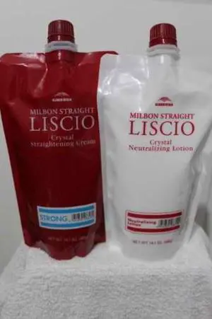 LISCIO Crystal Cream Straighteners & Neutralizer - Strong LISCIO Crystal Cream Straighteners & Neutralizer - Strong