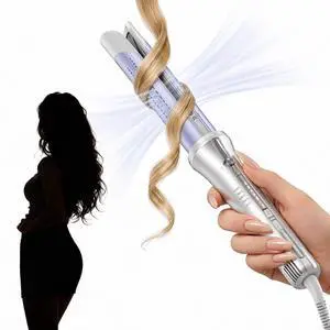 One Touch Airflow Styler Pro 1.25 inch Automatic Rotating 3.0 Cool Air Technology for No-Wait, Curling Iron, Bouncy & Long-Lasting Curls, Zero Burn Risk, 5 Temp Settings One Touch Airflow Styler Pro 1.25 inch Automatic Rotating 3.0 Cool Air Technology for No-Wait, Curling Iron, Bouncy & Long-Lasting Curls, Zero Burn Risk, 5 Temp Settings