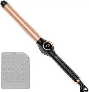 1 Inch Curling Wand Iron for Long Hair,Ceramic Extra Long Barrel No-Clamp 1 Inch Curling Wand Iron for Long Hair,Ceramic Extra Long Barrel No-Clamp