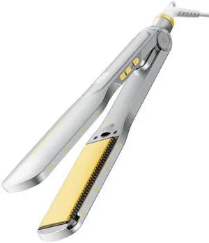 Hair Straightener, 1.5" Flat Iron Straightener and Curler with Comb Tooth Adjustable Smart Memory Temp 270-450°F Dual Voltage Portable Flat Iron Hair Straightener for All Hairstyles Anti-Frizz Hair Straightener, 1.5" Flat Iron Straightener and Curler with Comb Tooth Adjustable Smart Memory Temp 270-450°F Dual Voltage Portable Flat Iron Hair Straightener for All Hairstyles Anti-Frizz