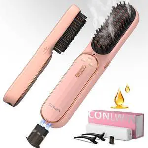 Cordless Hair Straightener Brush, Portable Travel Touch-Ups, S03 Cordless Hair Straightener Brush, Portable Travel Touch-Ups, S03