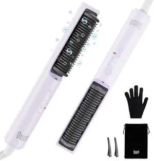 Hair Straightener Brush, 100-240V Dual Voltage Straightener Brush Hair Straightener Brush, 100-240V Dual Voltage Straightener Brush