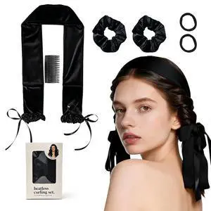 Sleepy Tie, Heatless Curling Headband Overnight No Heat Curler Set for Long Hair Sleepy Tie, Heatless Curling Headband Overnight No Heat Curler Set for Long Hair
