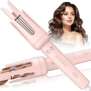Automatic Curling Iron, Auto Hair Curler with 4 Temperatures, Fast Heating, 2-Way Rotation, Anti-Scald, Anti-Tangle Rotating, Auto Shut-Off Curling Wand for Hair Styling Automatic Curling Iron, Auto Hair Curler with 4 Temperatures, Fast Heating, 2-Way Rotation, Anti-Scald, Anti-Tangle Rotating, Auto Shut-Off Curling Wand for Hair Styling