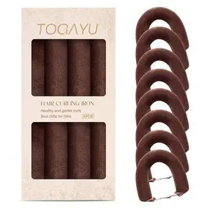 Heatless Curls Overnight Hair Care Set - Jumbo Velvet Hair Curlers Heatless Curls Overnight Hair Care Set - Jumbo Velvet Hair Curlers