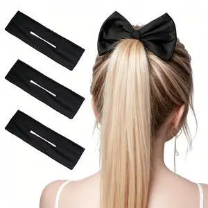 3PCS Deft Hair Bun Maker for Twister Lazy Hair Curler Deft Bun, Black 3PCS Deft Hair Bun Maker for Twister Lazy Hair Curler Deft Bun, Black