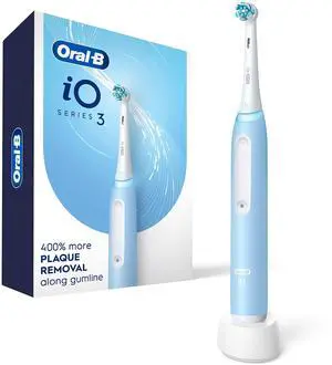Rechargeable Electric Toothbrush, iO3 Clean & Protect, 3 Cleaning Modes, Visual Pressure Sensor to Protect Gums, Blue Rechargeable Electric Toothbrush, iO3 Clean & Protect, 3 Cleaning Modes, Visual Pressure Sensor to Protect Gums, Blue