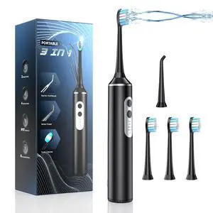 2-in-1 Electric Toothbrush with Water Flosser, Brush & Floss Combo 2-in-1 Electric Toothbrush with Water Flosser, Brush & Floss Combo